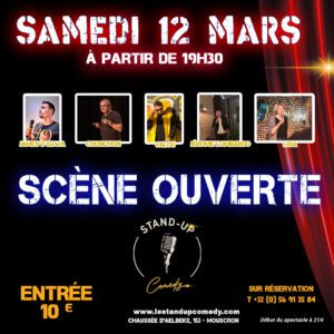 stand up comedy club mouscron belgique